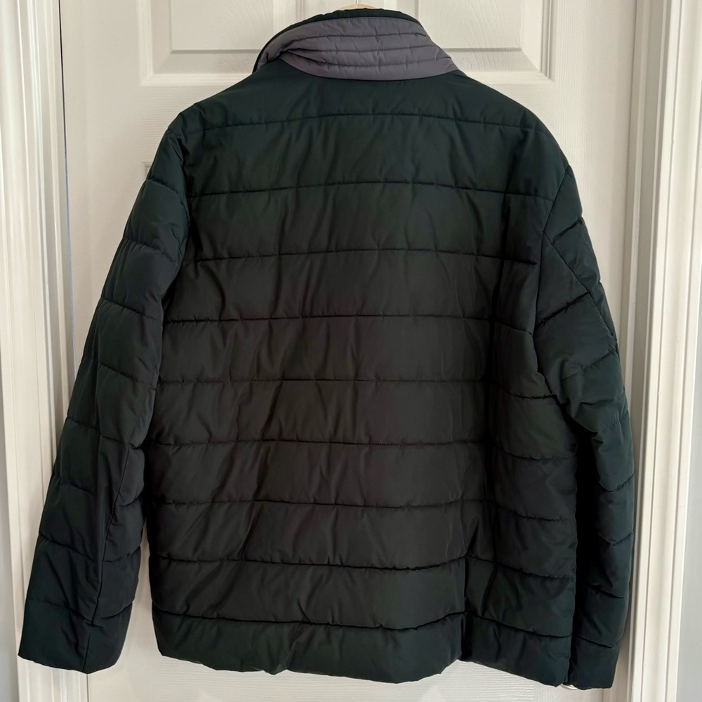 Weatherproof Dark Green Black Full Zip Pockets Puffer Jacket Men's XXL Winter - Picture 9 of 15